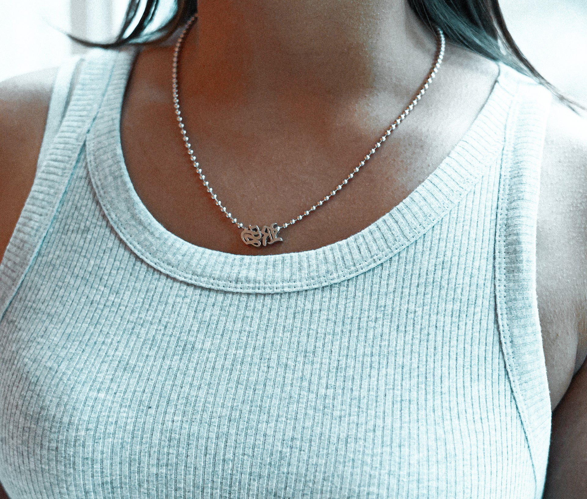 .925 #Letterman Project pendant & necklace
