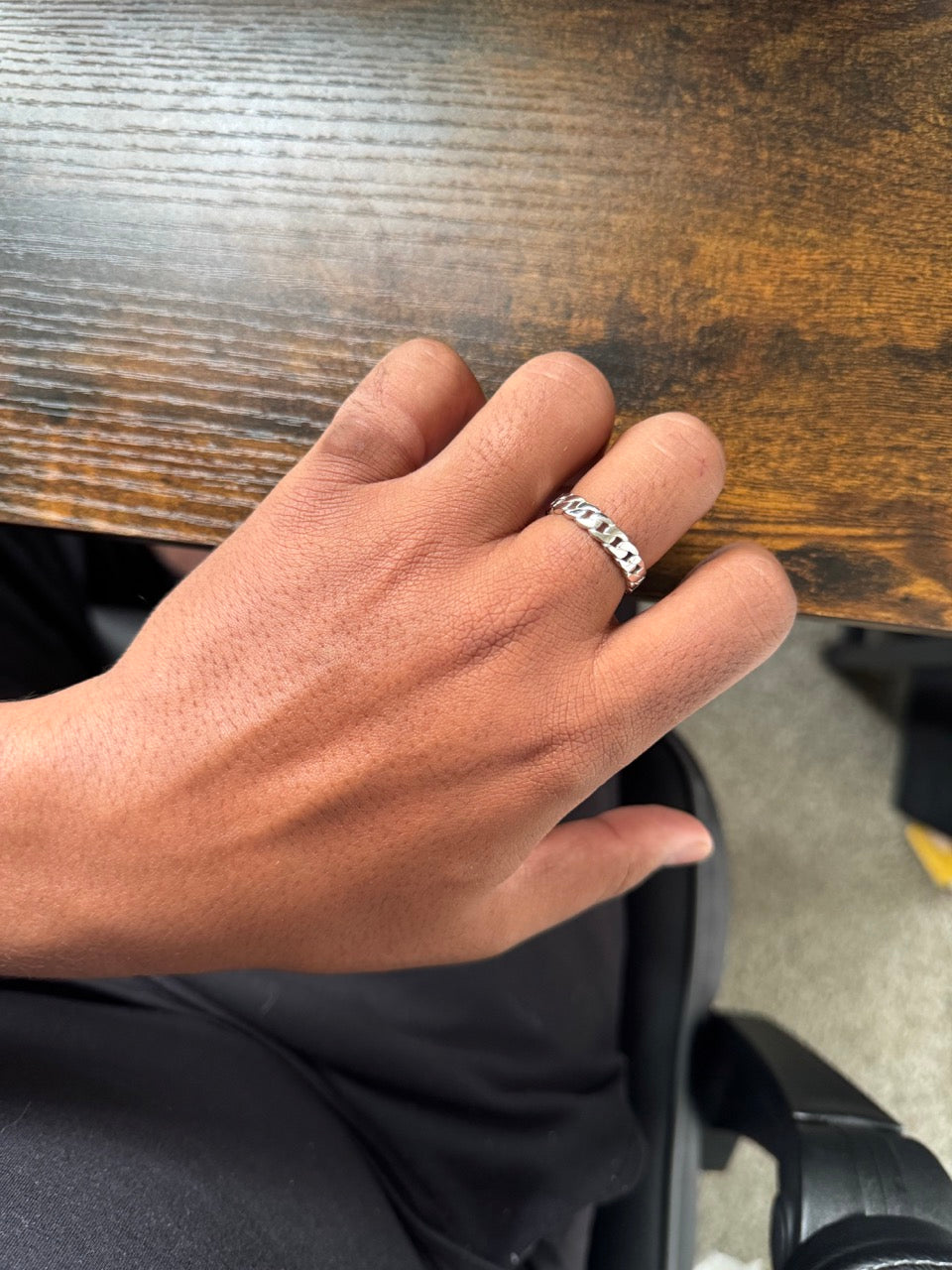 .925 Mini Cuban Ring