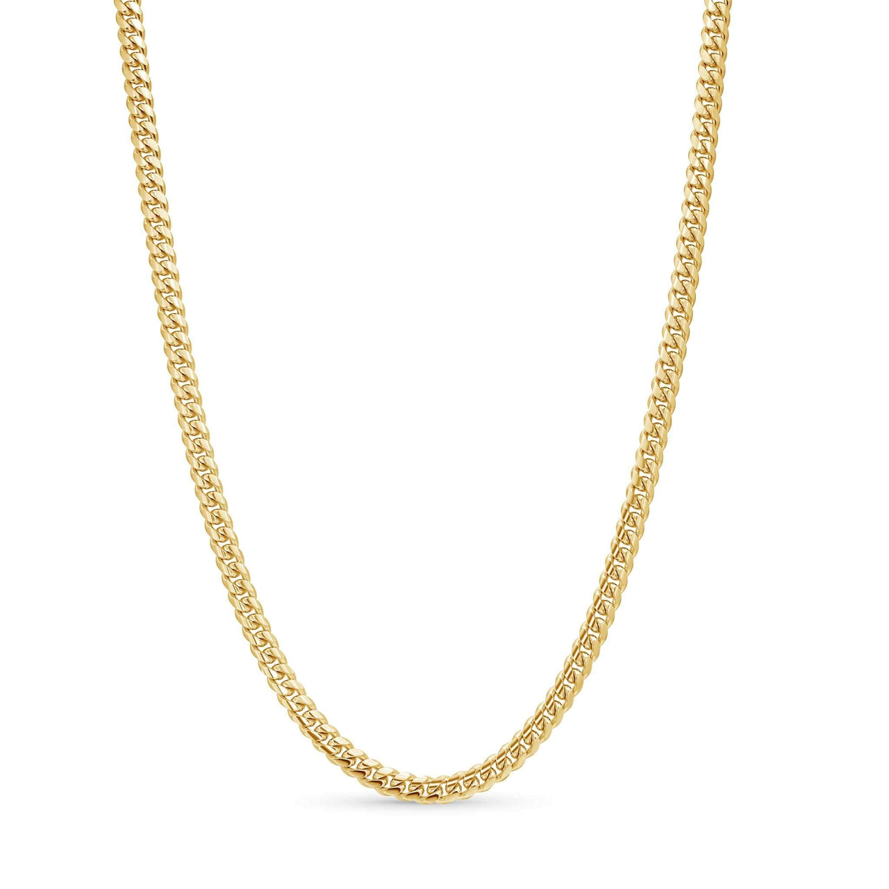 .925 Gold Miami Cuban Necklace
