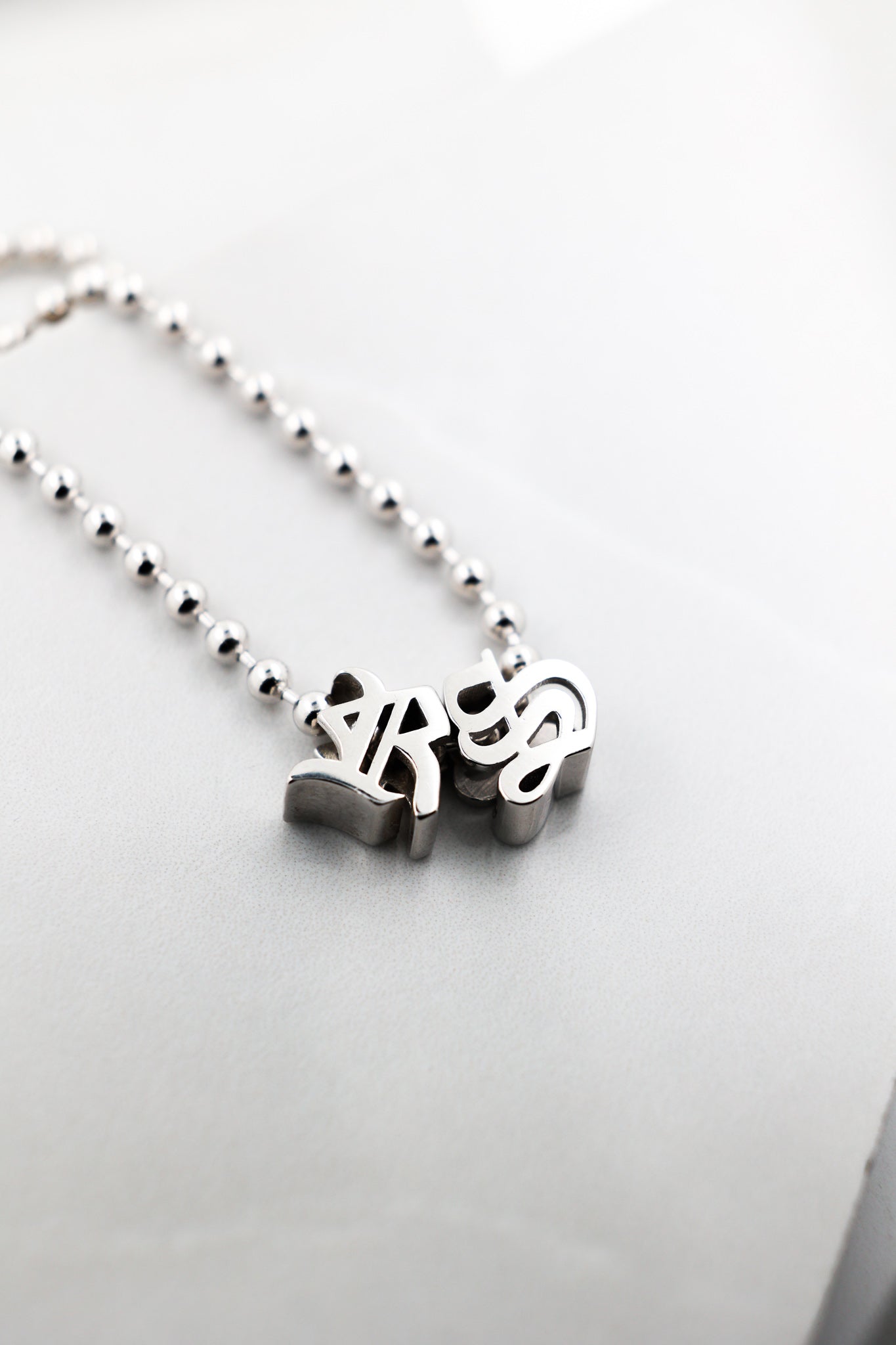 .925 #Letterman Project pendant & necklace