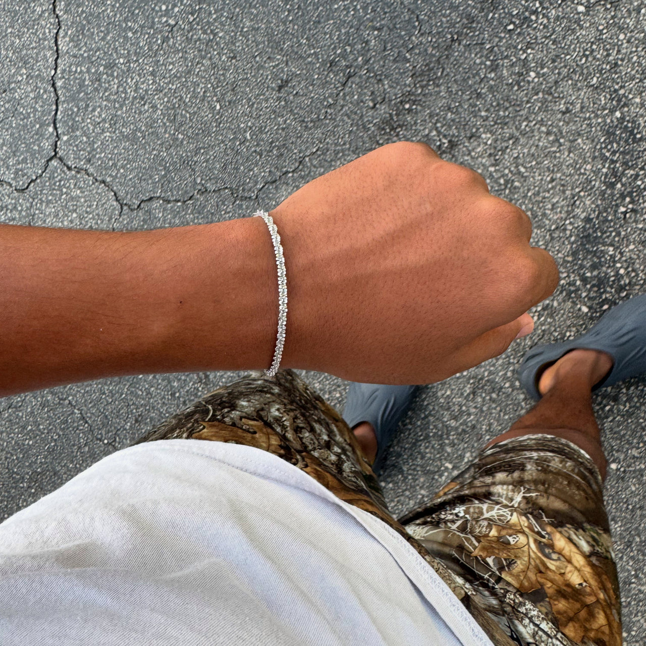 .925 Radiant Cut Bracelet