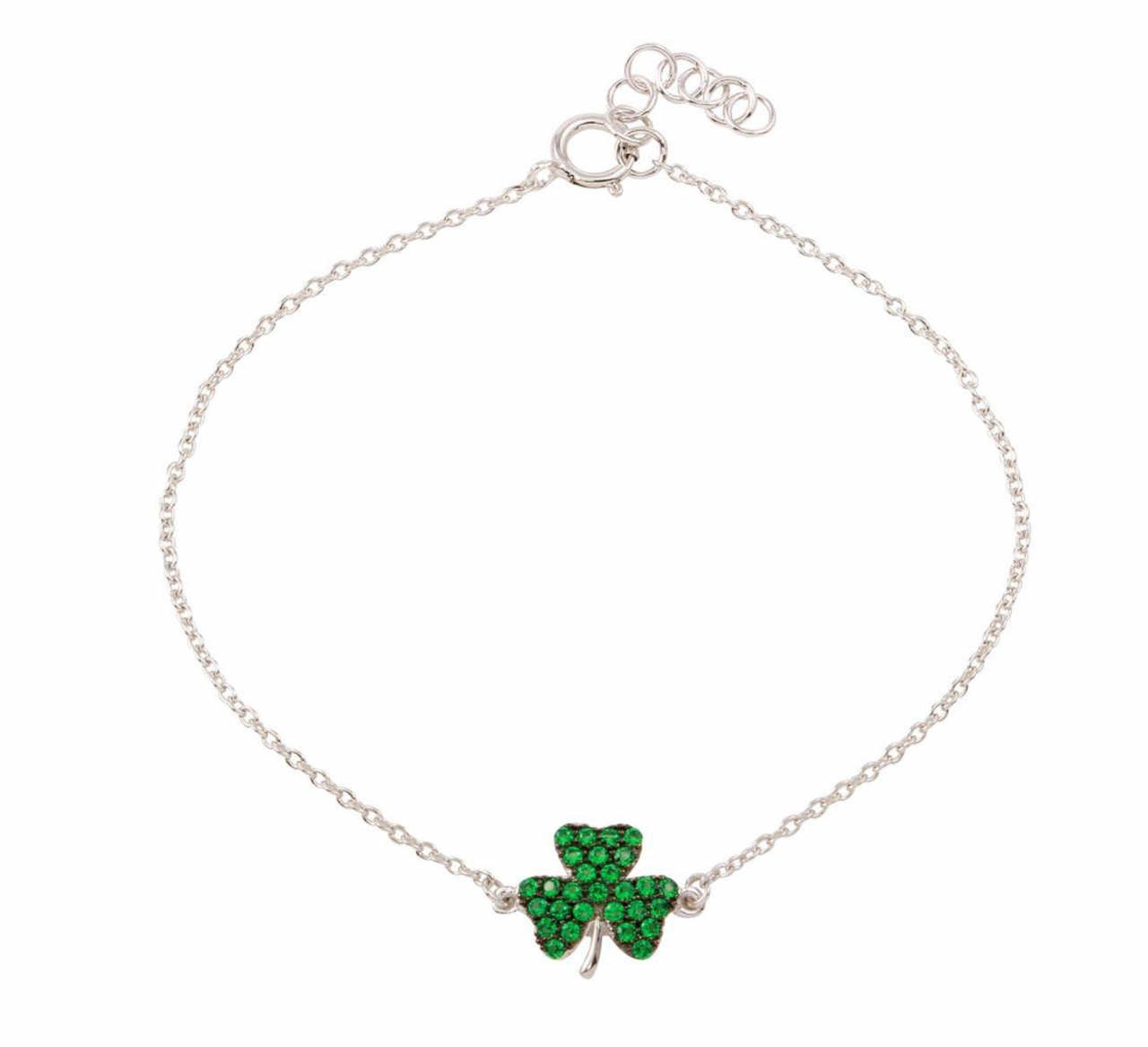 .925 Lucky Clover Bracelet