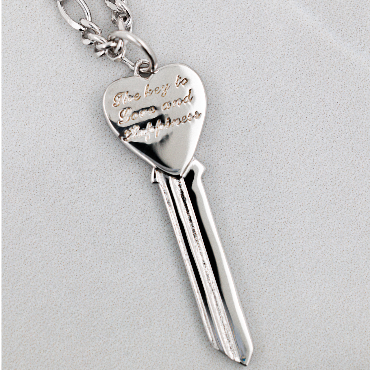 .925 silver key to love & happiness