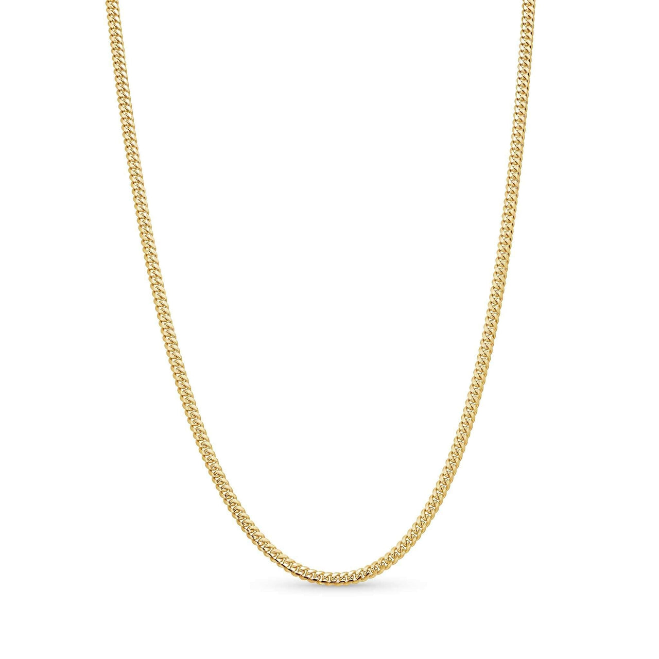.925 Gold Miami Cuban Necklace