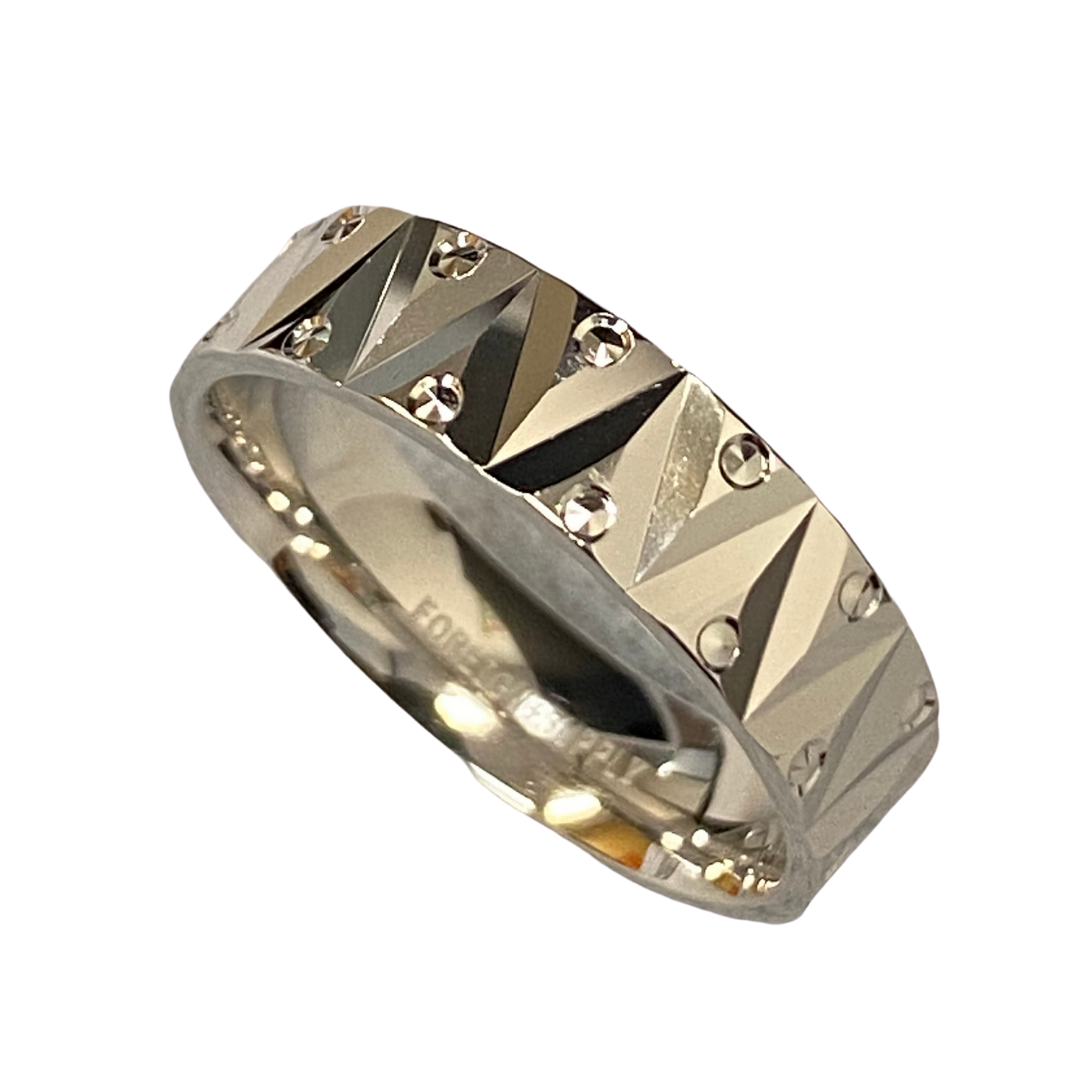 .925 silver “forza” ring