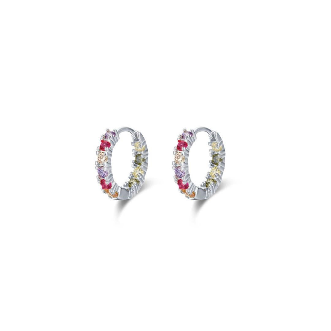 .925 silver mini triplex earrings