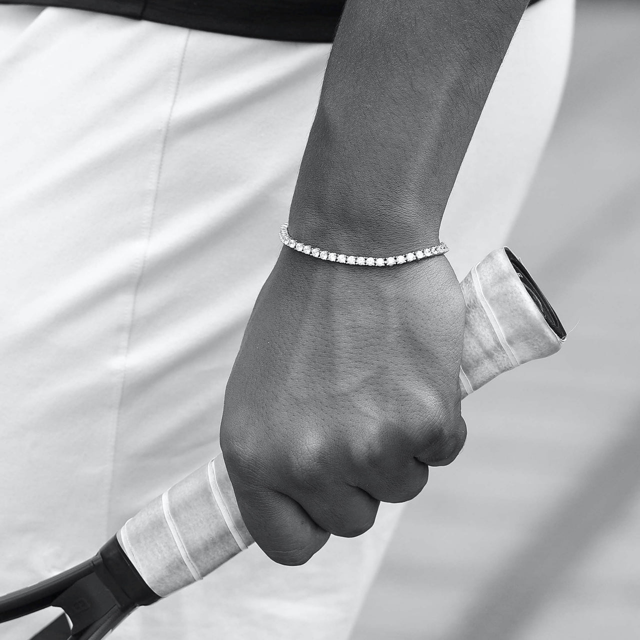 Pure White Evert Tennis Bracelet