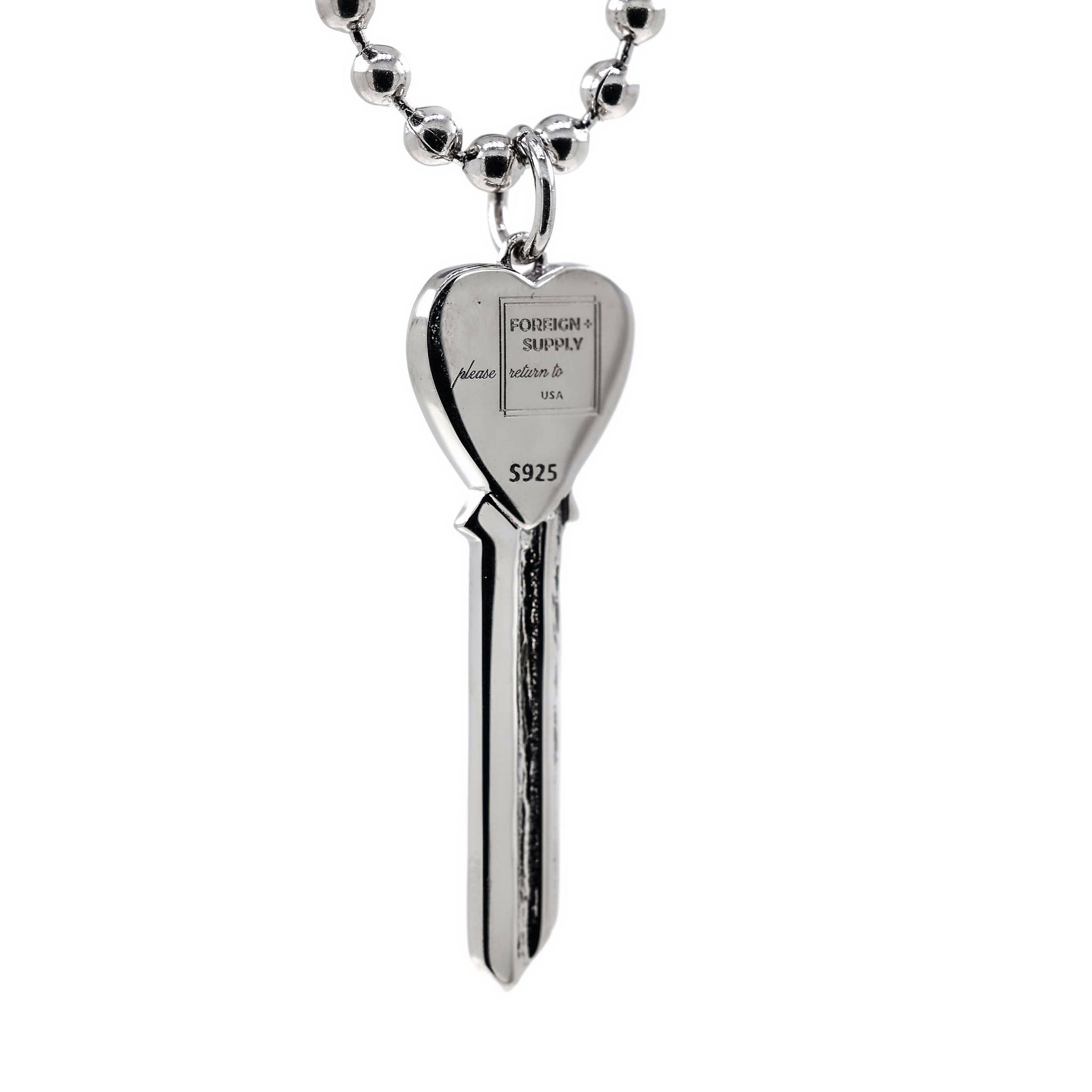 .925 silver key to love & happiness