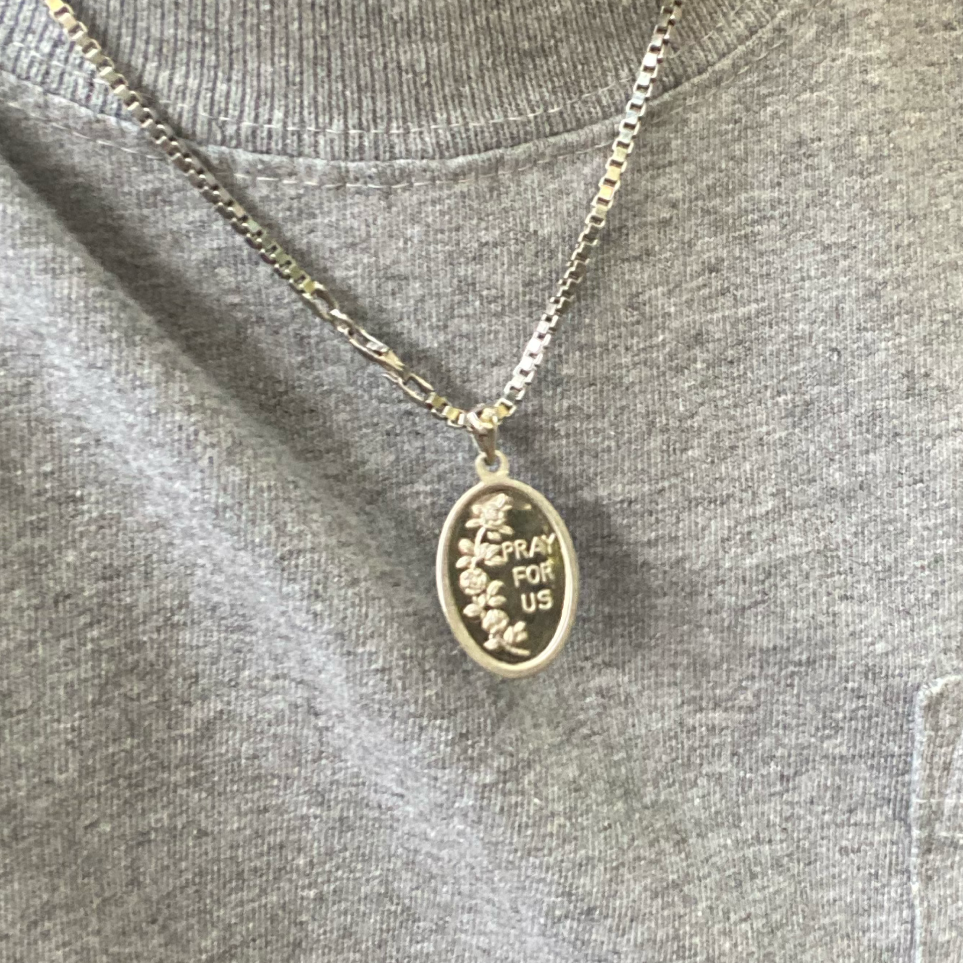 pray for us pendant + necklace